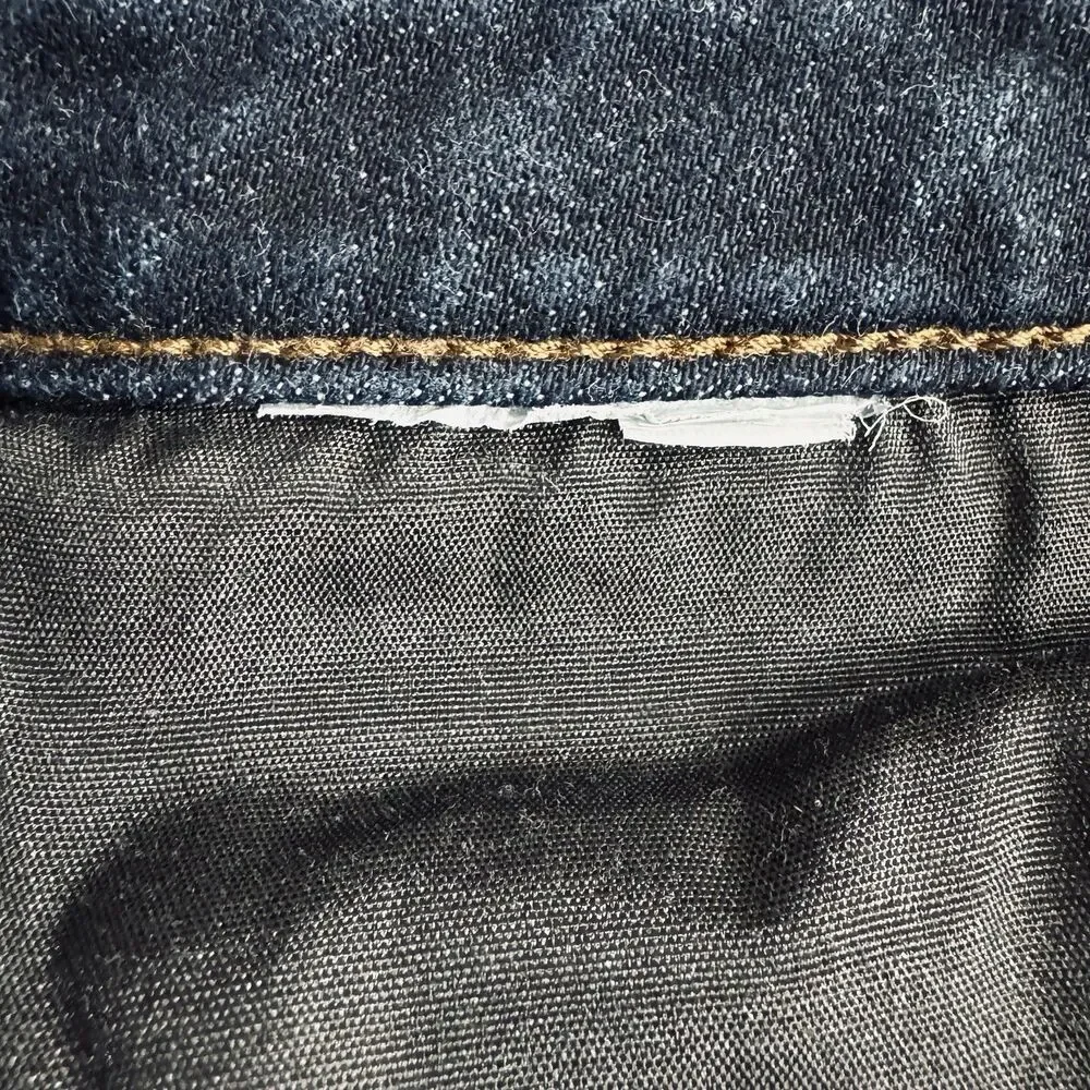 Lee Slim Fit Skinny Leg Jeans Petite 12P (33x26) Dark Blue Ankle Stretch Womens